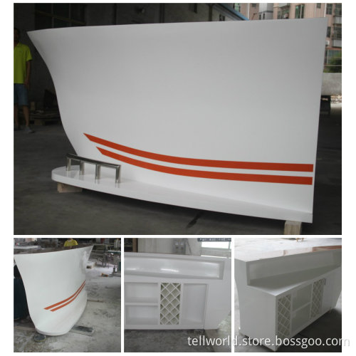 Special Design Bar Counter, White Home Bar Counter